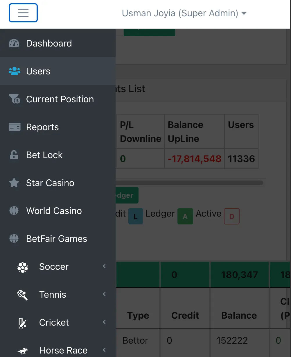 BetPro Exchange dashboard — live PSL cricket betting, casino, and Aviator with instant PKR withdrawal